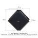 Сумка для секс-игрушек Lockink Mysterious Square Kink Bag, черная, набор для бандажа в комплекте SX0843 фото 8