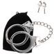 Metal Handcuffs - Taboom Silver Plated BDSM Handcuffs