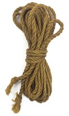 Jute rope BDSM 8 meters, 6 mm, gold