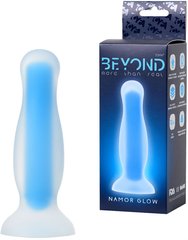 Анальная втулка светящаяся в темноте - Beyond By Toyfa Namor Glow, водонепроницаемая, силикон