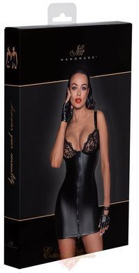 Платье - Noir Handmade F254 Powerwetlook mini-dress - S SX0165 фото