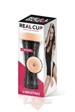 Vibrating anus masturbator - Real Body — Real Cup Anus Vibrating