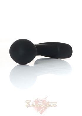 Анальная пробка - Silicone Black Curved Plug S 62530064-00155 фото
