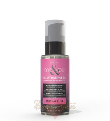 Massage oil - Sensuva Me&You - Sensual Bliss (Pink Grapefruit & Vanilla Bean) 59 ml