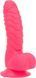 Ribbed dildo with suction cup - ADDICTION Tom 7&Prime; Dildo With Balls &mdash; Pink, free bullet SO5585 - photos (3