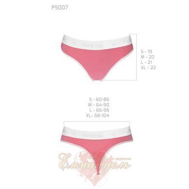 Спортивные трусики-стринги - Passion PS007 PANTIES S, pink SO4257 фото