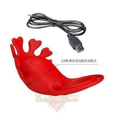 Эрекционное кольцо - Pretty Love Vibrant Penis Ring Ruben Red 6603BI1253 фото