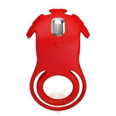 Эрекционное кольцо - Pretty Love Vibrant Penis Ring Ruben Red 6603BI1253 фото