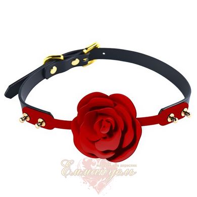 Роскошный кляп в виде розы - Zalo Rose Ball Gag, двойное использование