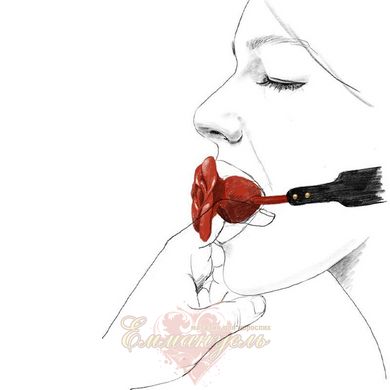 Luxurious rose ball gag - Zalo Rose Ball Gag, dual use