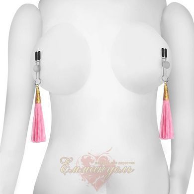 Зажимы для сосков - Glamor Tassel Nipple Clamp Pink 6452LVTOY310 фото