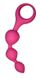 Анальні кульки - Alive Triball Pink, силікон, макс. Діаметр 2см