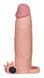 Lengthening Penis cap - Pleasure Extender Sleeve Vibro Flesh 6452LVTOY059 - photos (1