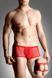 Men's pants - Mens shorts 4493, red XL
