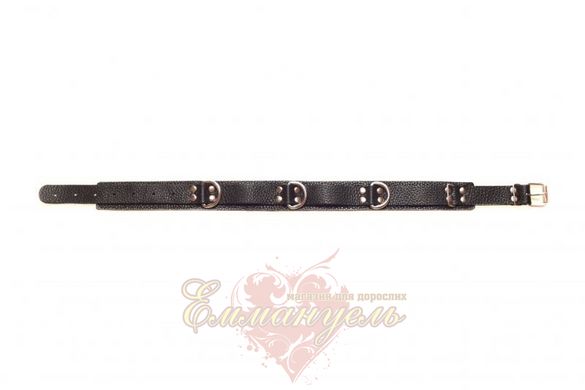 Ошейник - Slave leather collar,black