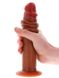 Dual density realistic dildo - Toy Joy Get Real, with suction cup, beige