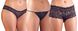 Women's panties - 2310279 Briefs Set Black, XL