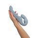 Strapless strapon with vibration - Fun Factory SHARE VIBE PRO cool gray, adjustable SX0977 - photos (2