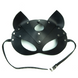Premium kitty mask - LOVECRAFT, genuine leather, black SO3311 - photos (1