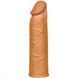 Pleasure X-Tender Realistic Penis Sleeve &ndash; Adds 1 Inch Length & 30% Girth, Brown Color 6452LVTOY154 &mdash; photos