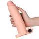 Lengthening Penis cap - Pleasure Extender Sleeve Vibro Flesh 6452LVTOY059 - photos (3
