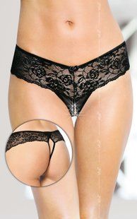 Жіночі трусики - Thongs 2440 Black, M/L 5591244017 фото