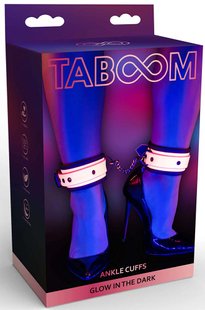 Оковы - Taboom Ankle Cuffs, светящиеся в темноте