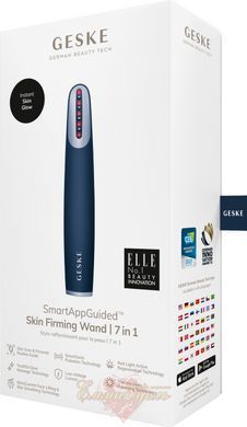 Прибор для укрепления кожи GESKE Skin Firming Wand 7в1 midnight, тонизация лица HB0431 фото