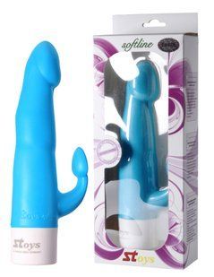Вібратор - SToys softline Carol, Блакитний 614000010333 фото