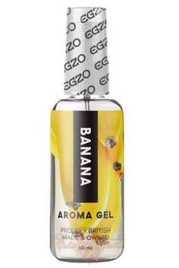 Съедобный гель-лубрикант - EGZO AROMA GEL - Banana, 50 мл