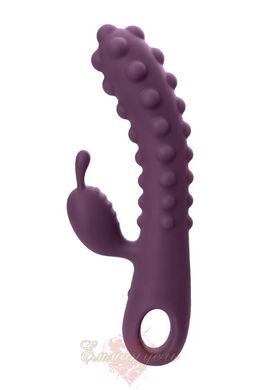 Вібратор-кролик із стимулюючими кульками - Kokos SMON No. 1, фіолетовий