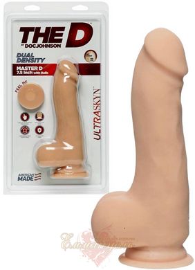 Doc Johnson The D - Master D - 7.5 Inch With Balls - ULTRASKYN
