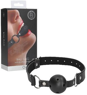 Кляп - SHOTS OUCH Gag Ball, Black