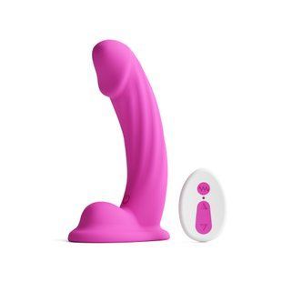 Вибрационный дилдо NS Novelties Colours Curve Pink SX4334 фото