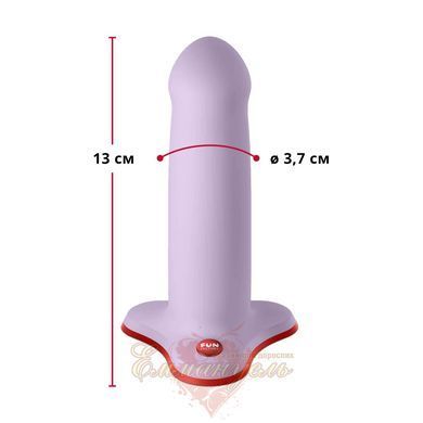 Dildo - Fun Factory AMOR, lilac, length 14.6 cm, diameter 3.7 cm, curved SX0981 &mdash; photos