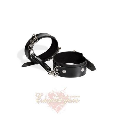 Faux leather handcuffs Art of Sex Eva black SX3345 &mdash; photos