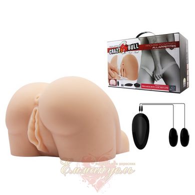 Мастурбатор вагина и анус - Crazy Bull Masturbator Vagina and Ass Vibrating Flesh