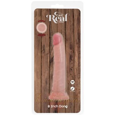 Realistic dildo with suction cup - Toy Joy Deluxe Dual Density Dong TJ10118 &mdash; photos