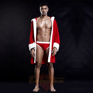 Новогодний мужской эротический костюм - JSY Обольстительный Санта” S/M
