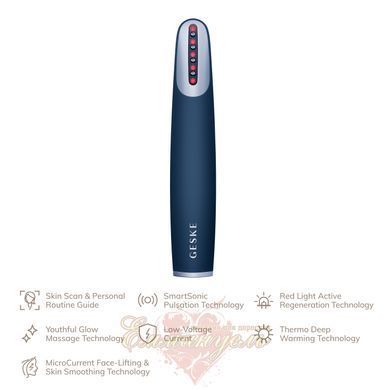 Прибор для укрепления кожи GESKE Skin Firming Wand 7в1 midnight, тонизация лица HB0431 фото