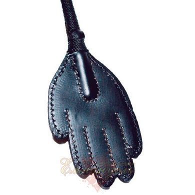 Le Gerte Black Leather Crop with Hand Shape, 67 cm 51322540450000 &mdash; photos