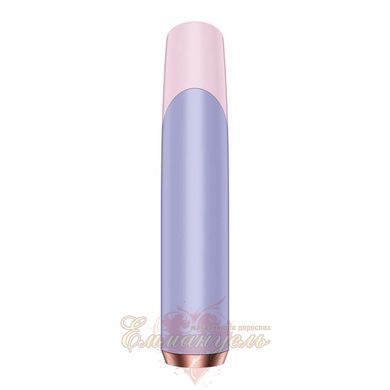 Вакуумний стимулятор - Satisfyer Bold Kiss Violet, магнітна технологія 3D Air Pulse, 30 режимів роботи SX2165 фото