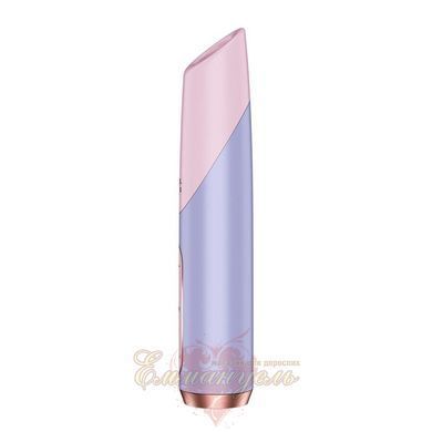 Вакуумний стимулятор - Satisfyer Bold Kiss Violet, магнітна технологія 3D Air Pulse, 30 режимів роботи SX2165 фото
