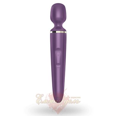 Vibrating Massager - Satisfyer Wand-er Woman (Purple/Gold) - XXL