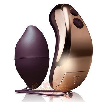 Vibrating Egg - Rocks Off Ro-Duet Rose Gold with Vibrating Remote Control