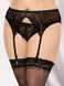 Belt for stockings - Garterbelt 3321, Plus Size, black XL