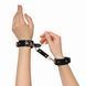 Faux leather handcuffs Art of Sex Eva black SX3345 - photos (1