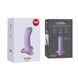 Dildo - Fun Factory AMOR, lilac, length 14.6 cm, diameter 3.7 cm, curved SX0981 - photos (10