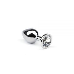 Butt plug weighted - Silver Diamond, S
