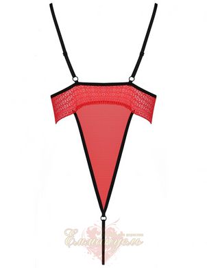 Боді - AKITA BODY red S/M - Passion Exclusive